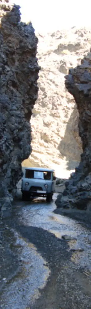 Mit dem Geländewagen durch die Geierschlucht